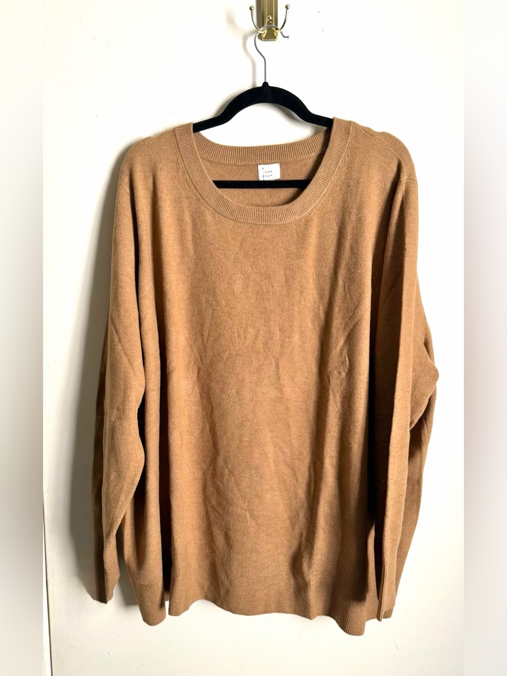 Camel Crewneck Sweater - 🤎Light Brown🤎 4X